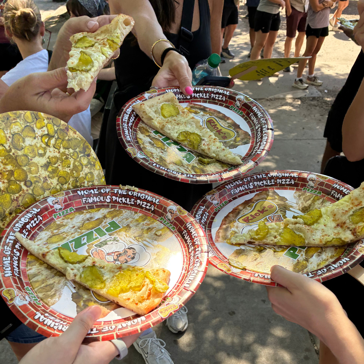 Pickle pizza at the Minnesota State Fair