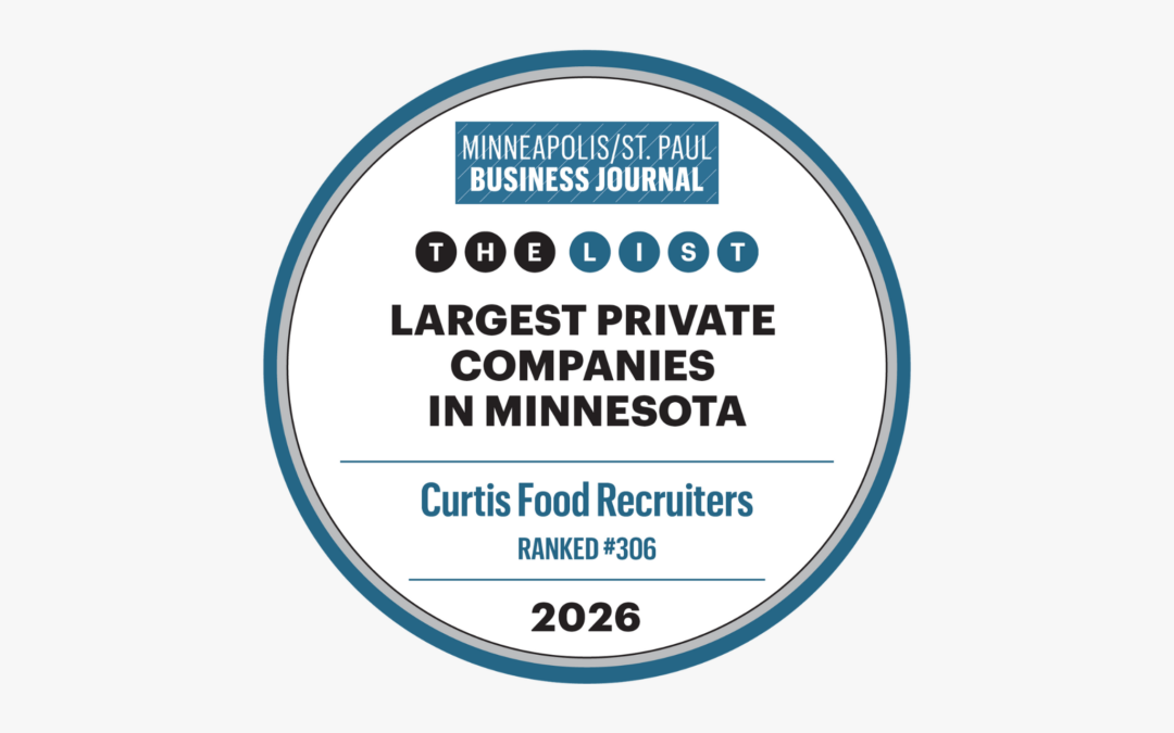 Curtis Food Recruiters Named to MSPBJ’s 2026 Largest Private Companies in Minnesota List